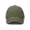 Olive Green Cotton Cap