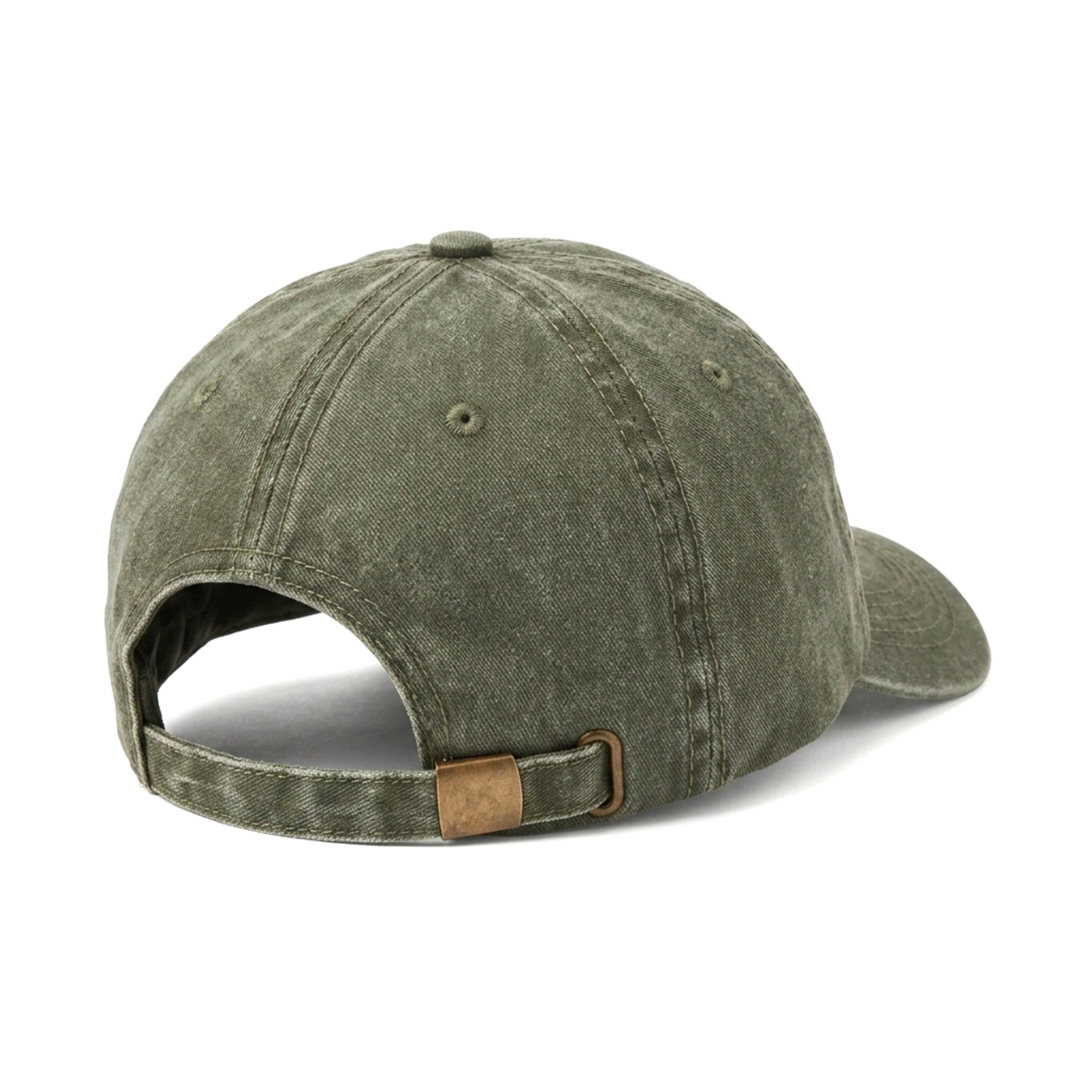 Olive Green Cotton Cap