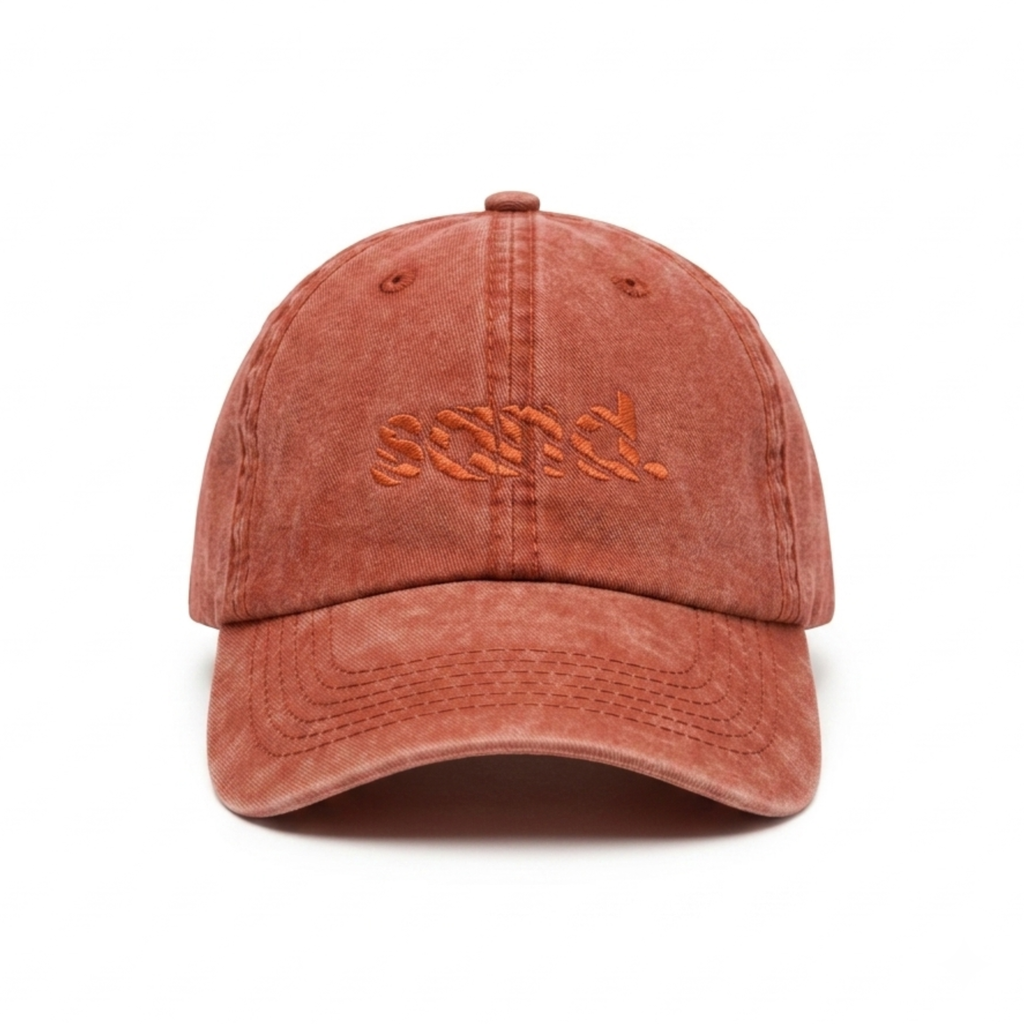 Rust Cotton Cap